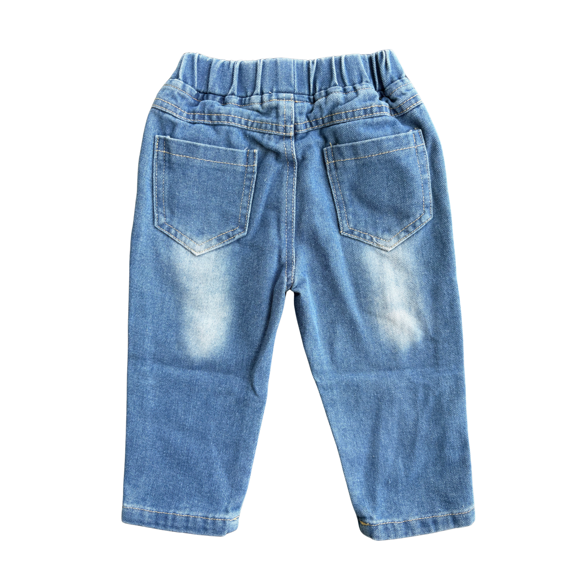 Light wash faded Denim Jeans