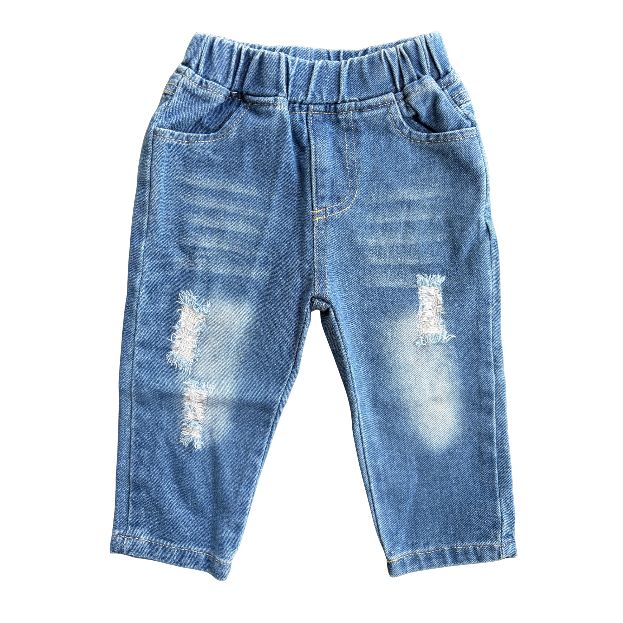 Light wash faded Denim Jeans