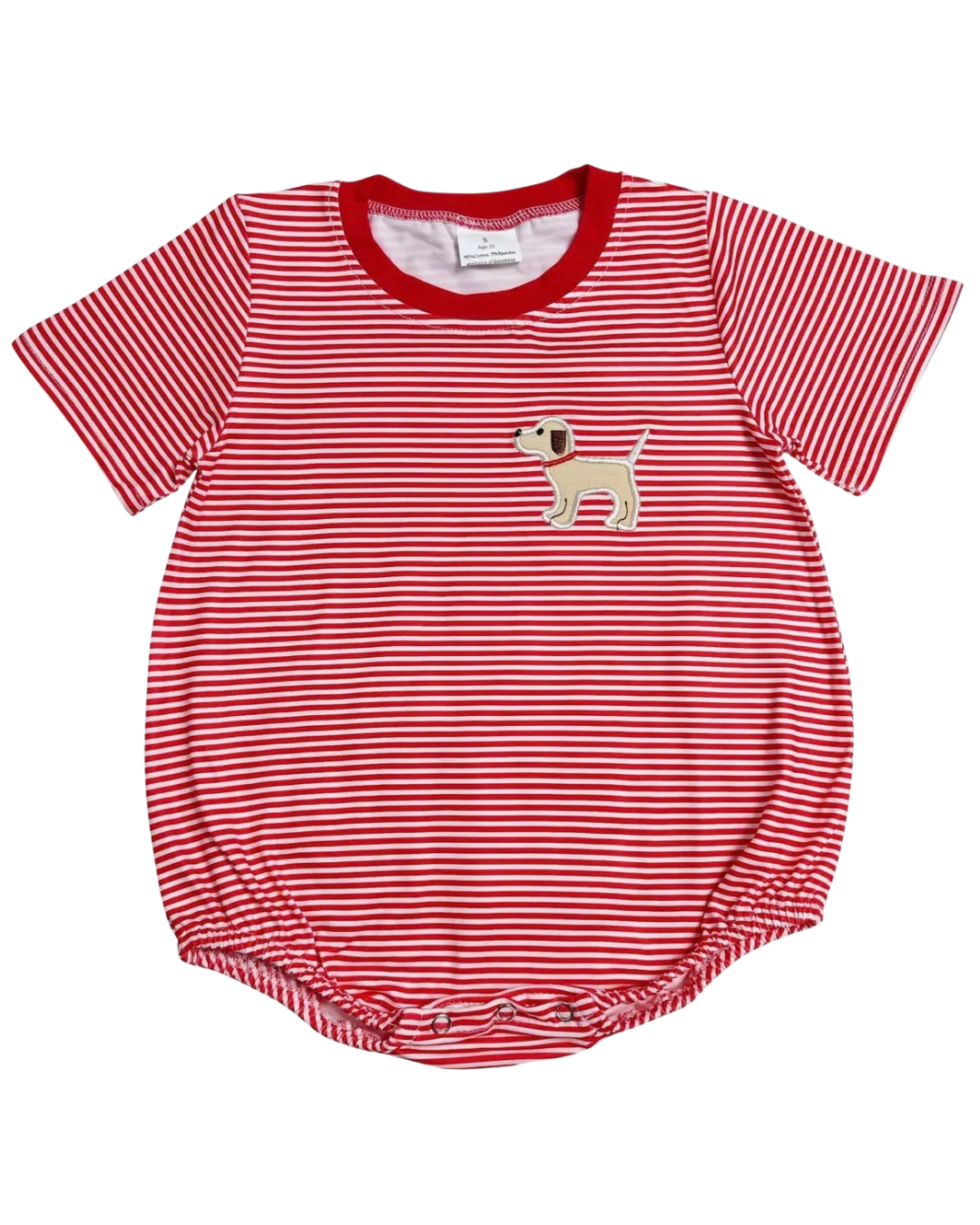 Striped Puppy Onesie