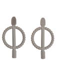 Grey Toothbrush Teether Ring