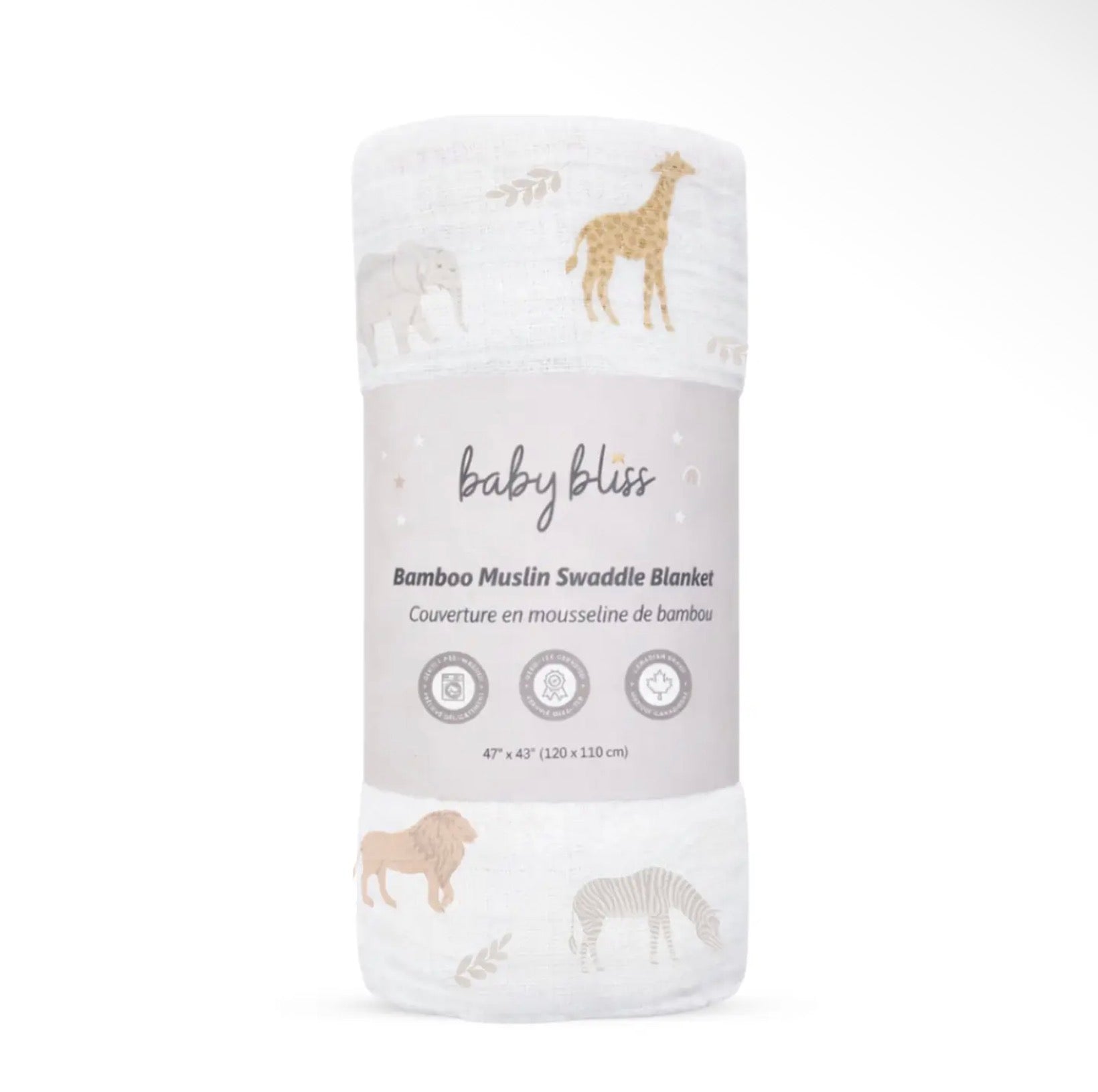 Safari Bamboo Swaddle