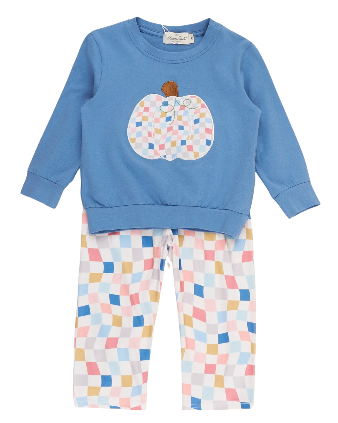 Checkered Pumpkin 2 Piece Set