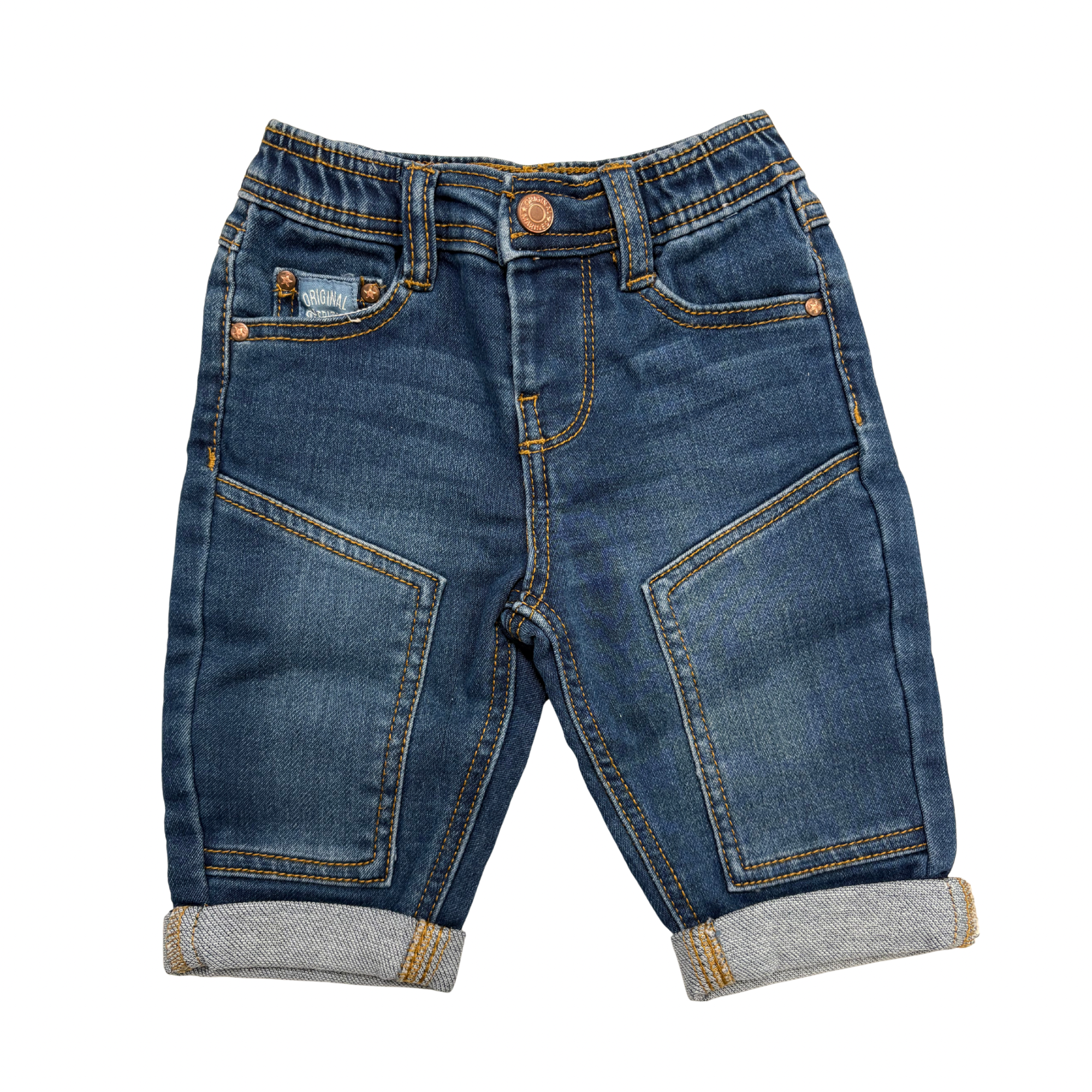 Block Denim Jeans