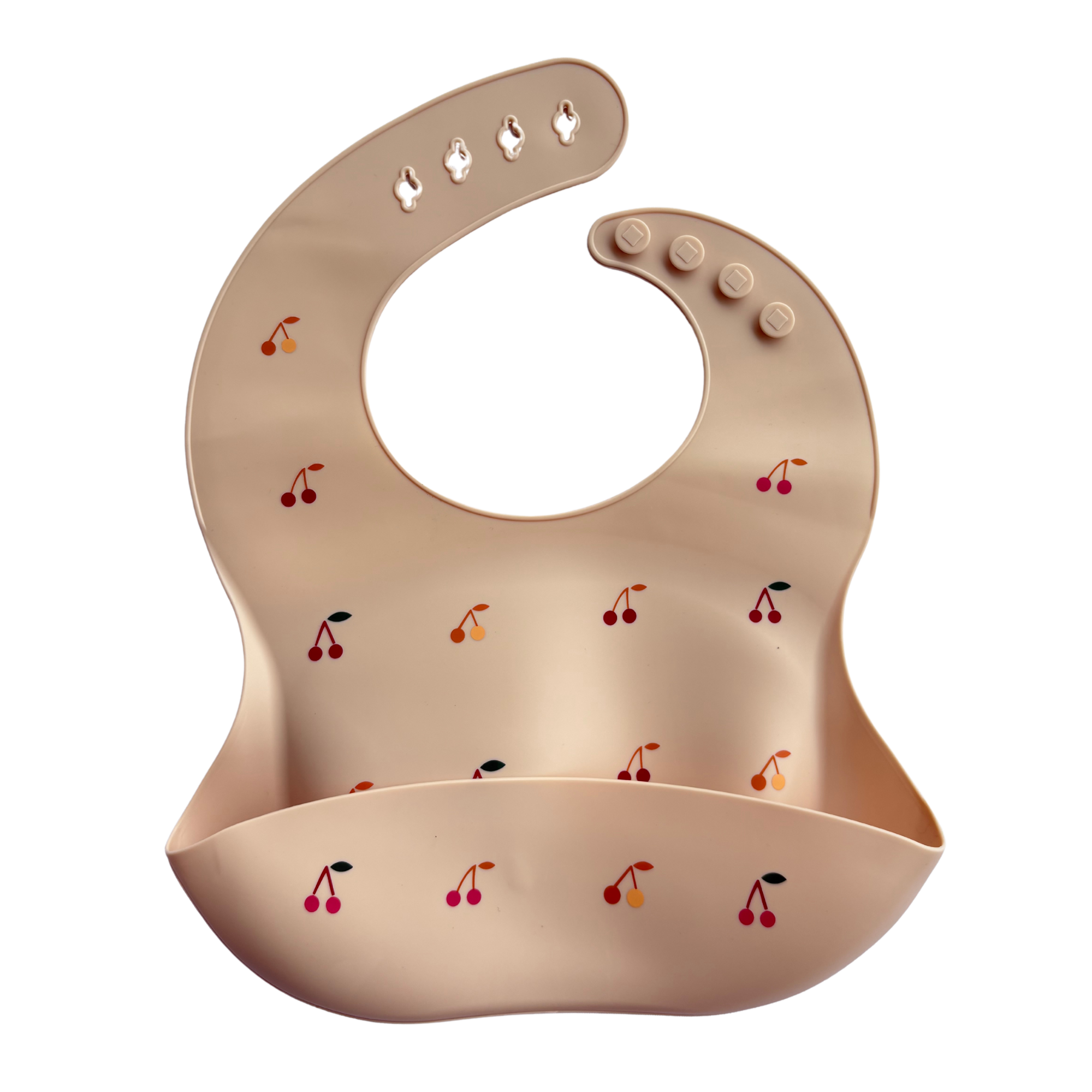 Cherry Silicone Bib